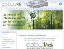 Tablet Screenshot of colourlink.fr